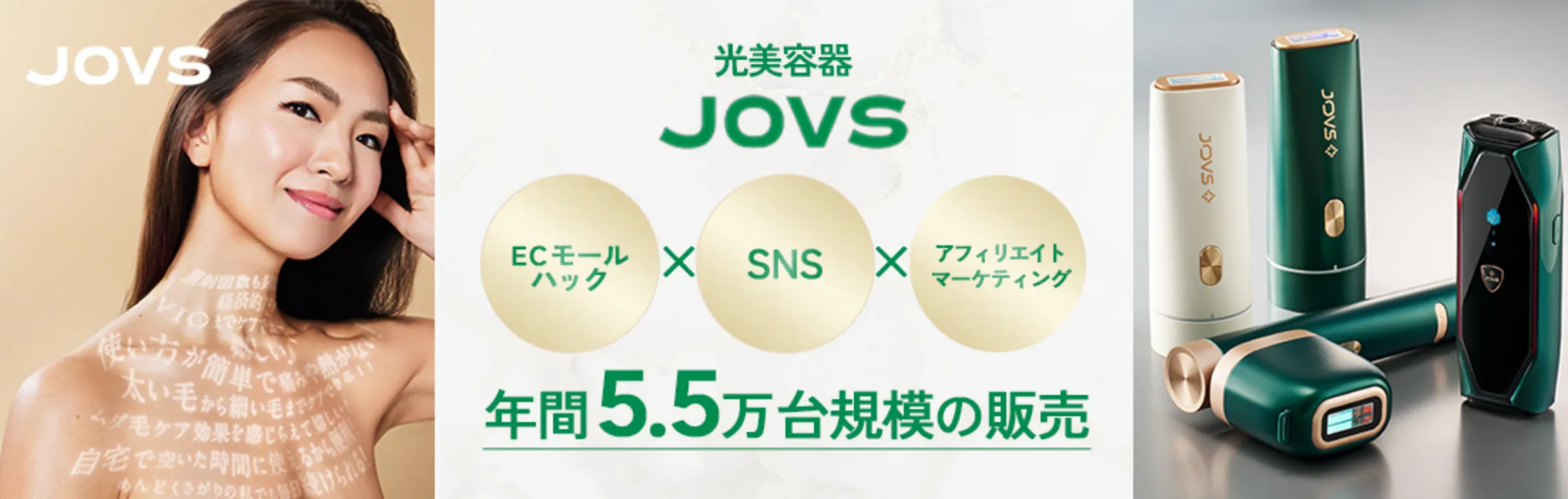 JOVS 年間5.5万台規模の販売